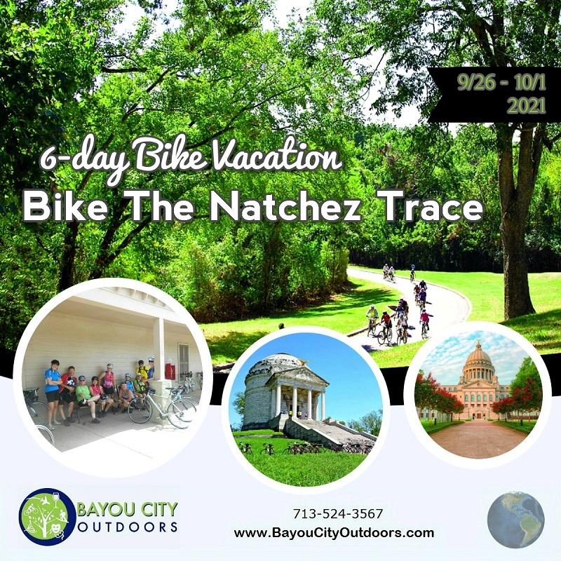 Bike The Natchez Trace Bayou City Adventures