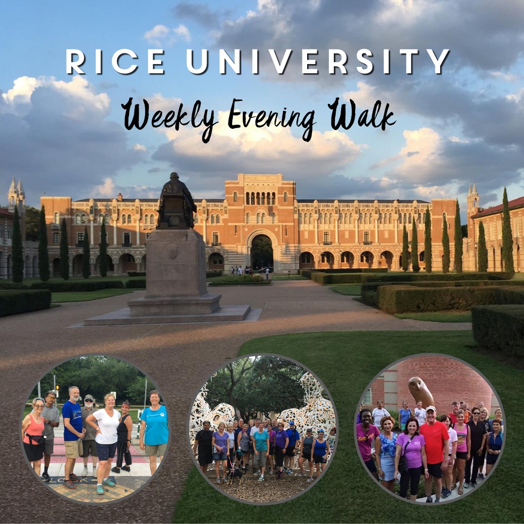 BCO weekly walk around Rice University