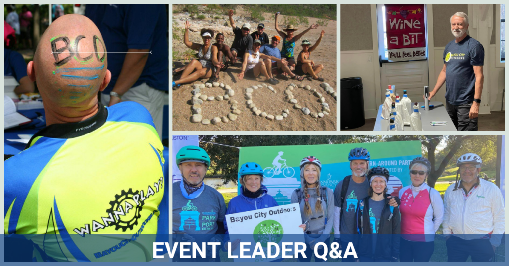 BCO Event Leader Q&A - Images of events with fun BCO logo
