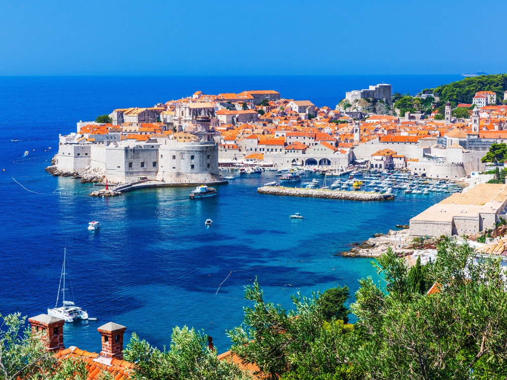 Beautiful view of Dubrovnik, Croatia