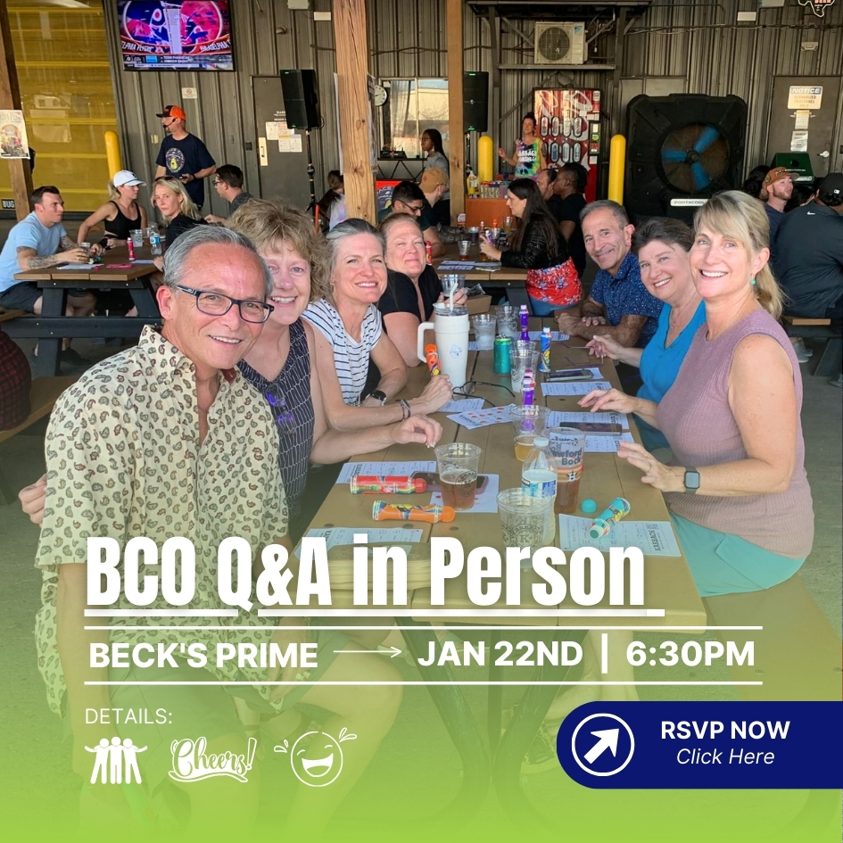 BCO Q&A Dinner in Person