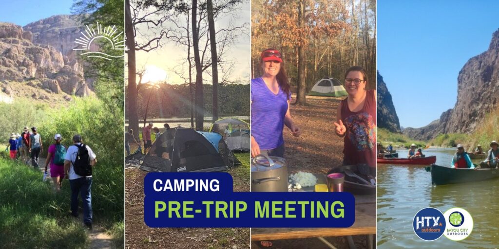 Camping pre-trip meeting