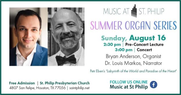 Summer Organ Series at St. Philip