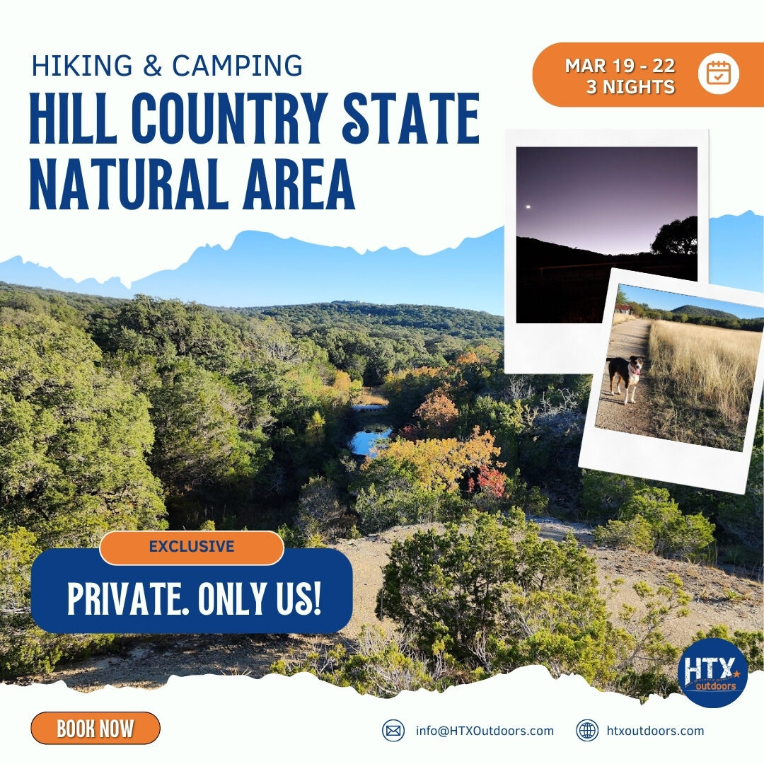Private Camping & Cabins @Hill Country State Natural Area